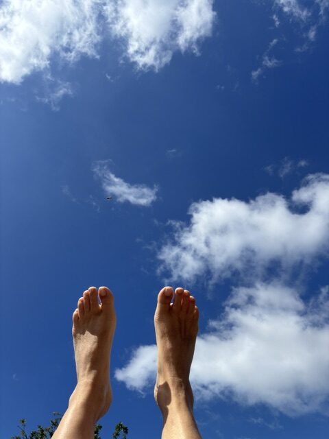 baker-12 Bare feet. Blue sky. Some memories don't stay in our minds. They stay in our bodies.